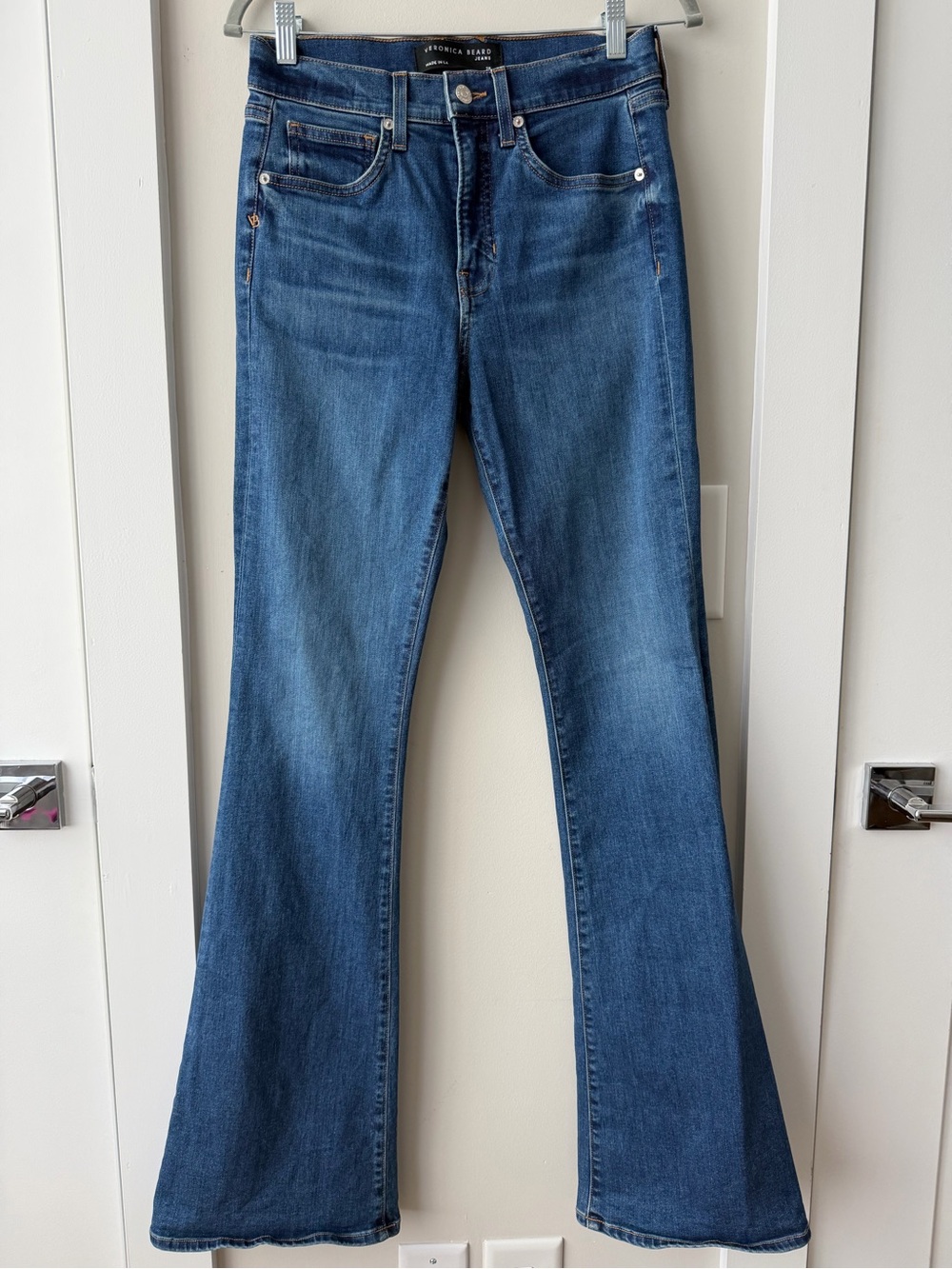 Veronica Beard Blue Flared Jeans